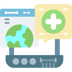 Obraz premium Electronic Icon Vector Element