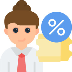 Discount Icon Vector Element