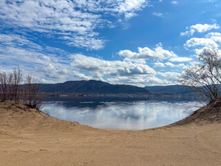 Spring awakening of nature in the Samara region