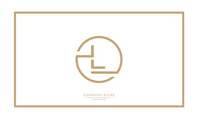 Obraz premium L or LL Alphabet letters logo vector monogram icon