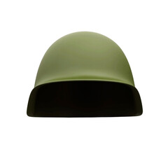 Fototapeta premium A collection of green, black, and white baseball caps are isolated headwear, offering a sporty and casual style