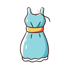 mini dress icon, mini dress vector illustration-simple illustration of mini dress, perfect for mini dress logos and icons