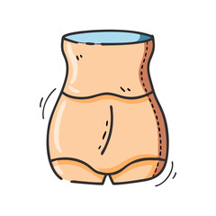 shapewear icon, shapewear vector illustration-simple illustration of shapewear, perfect for shapewear logos and icons