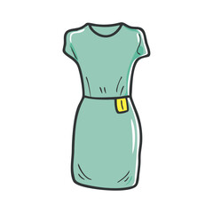 sheath dress icon, sheath dress vector illustration-simple illustration of sheath dress, perfect for sheath dress logos and icons