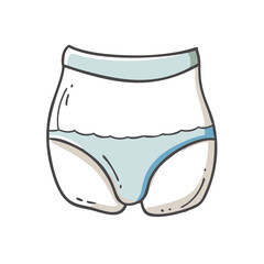 undergarments icon, undergarments vector illustration-simple illustration of undergarments, perfect for undergarments logos and icons