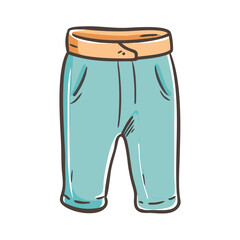 capris icon, capris vector illustration-simple illustration of capris, perfect for capris logos and icons
