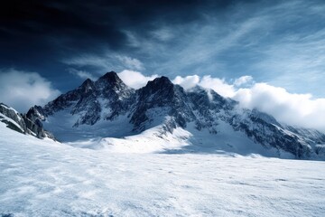 Fototapeta premium Majestic snow-capped peaks