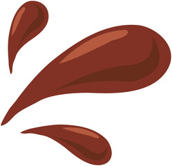 Chocolate splash icon
