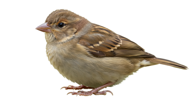 Isolated Sparrow Bird
