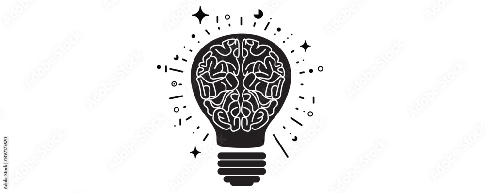 Poster artificial intelligence technology and cyber space concept