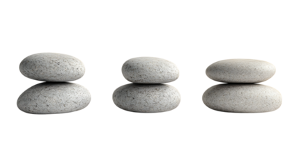 Pack of Stack Set Against Transparent Background for Design or Organization Projects