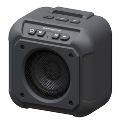 Fototapeta premium Portable Bluetooth Boombox Speaker: Compact Audio Device for On-the-Go Music Streaming