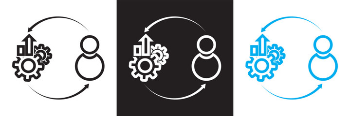 Fototapeta premium Energy efficiency icon .Design for decoration, sticker, icon, etc. Vector illustration. isolated on white and black background. EPS 10