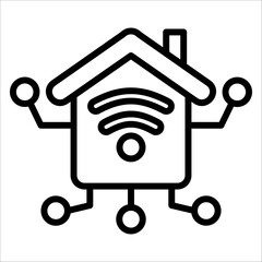 Home Simple Icon Vector Illustration Concept