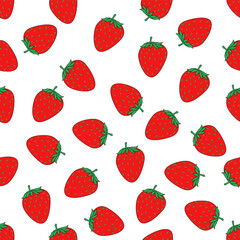 seamless strawberry pattern 