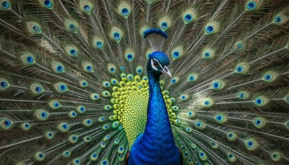 Obraz premium peacock in front of white background