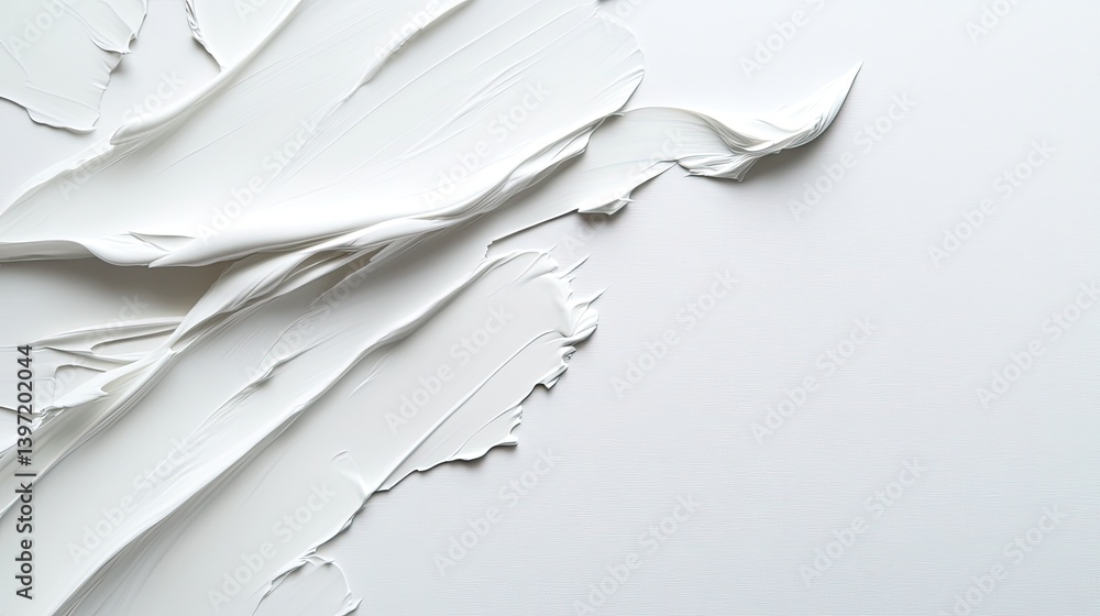 Poster artistic texture creation studio abstract white background minimalist close-up artistry exploration