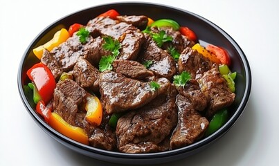 Sizzling Beef Stir-fry with Bell Peppers