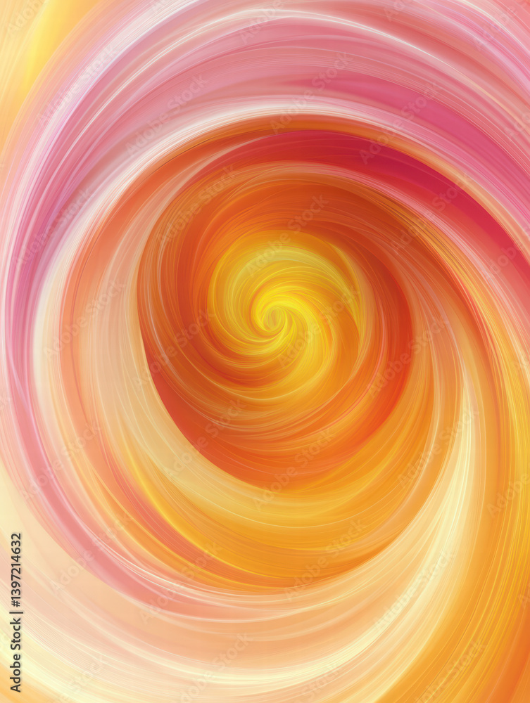 Aufkleber vibrant whirlwind of color: a mesmerizing display of swirling colors, creating a sense of movement a