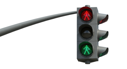 Isolated Traffic Light