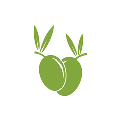 olive icon vector illustration design template