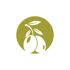 olive icon vector illustration design template