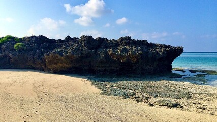 鹿児島県与論島の大金久海岸