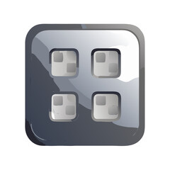 apps metal icon, apps metal vector illustration-simple illustration of apps metal, perfect for apps metal logos and icons