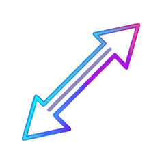 arrow icon, arrow vector illustration-simple illustration of arrow, perfect for arrow logos and icons