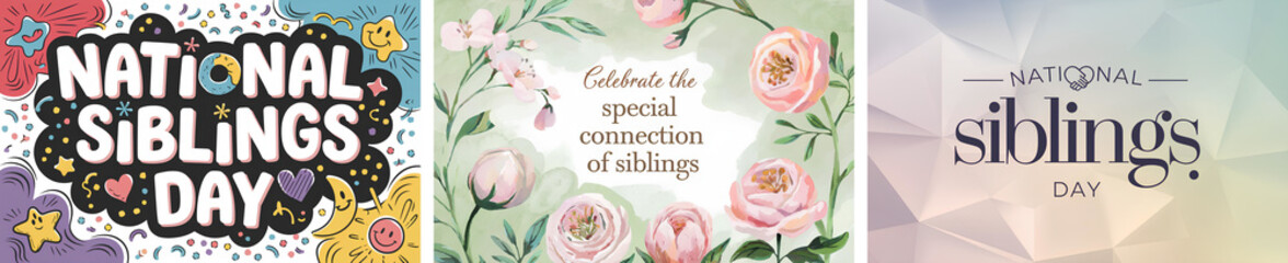 Meaningful Siblings Day Celebration Image Set