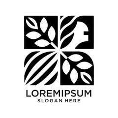 abstract floral design