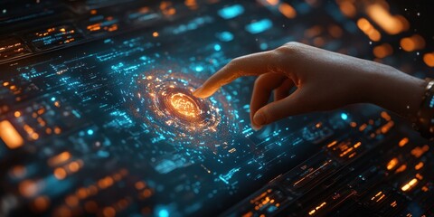 Cyber Security Data Protection Privacy Technology Digital Interface Cyber Defense Information System Network Security
