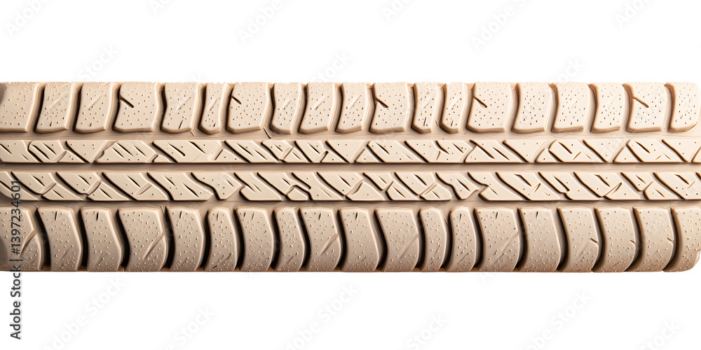 Poster a close-up view of a tire tread showcasing intricate patterns and grooves designed for traction and 