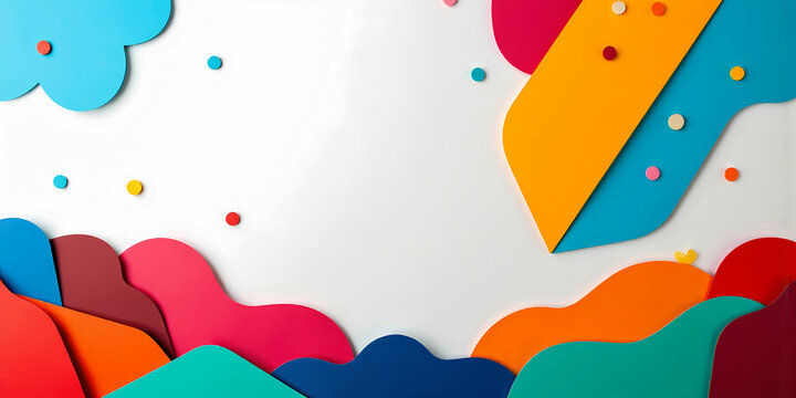 illustrazione sfondo con elementi astratti e motivi geometrici