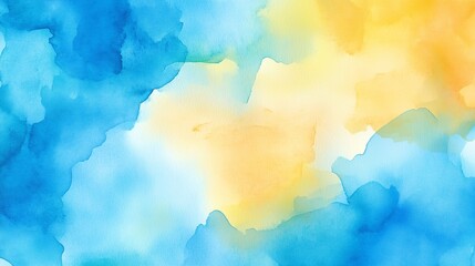 abstract watercolor background with clouds