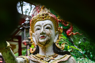 Fototapeta premium Angel Statue, Symbols of Buddhism, South East Asia