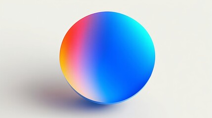 Colorful Gradient Sphere with Modern Design
