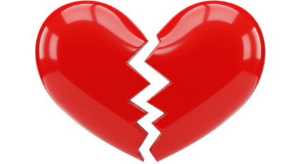 Isolated Broken Heart