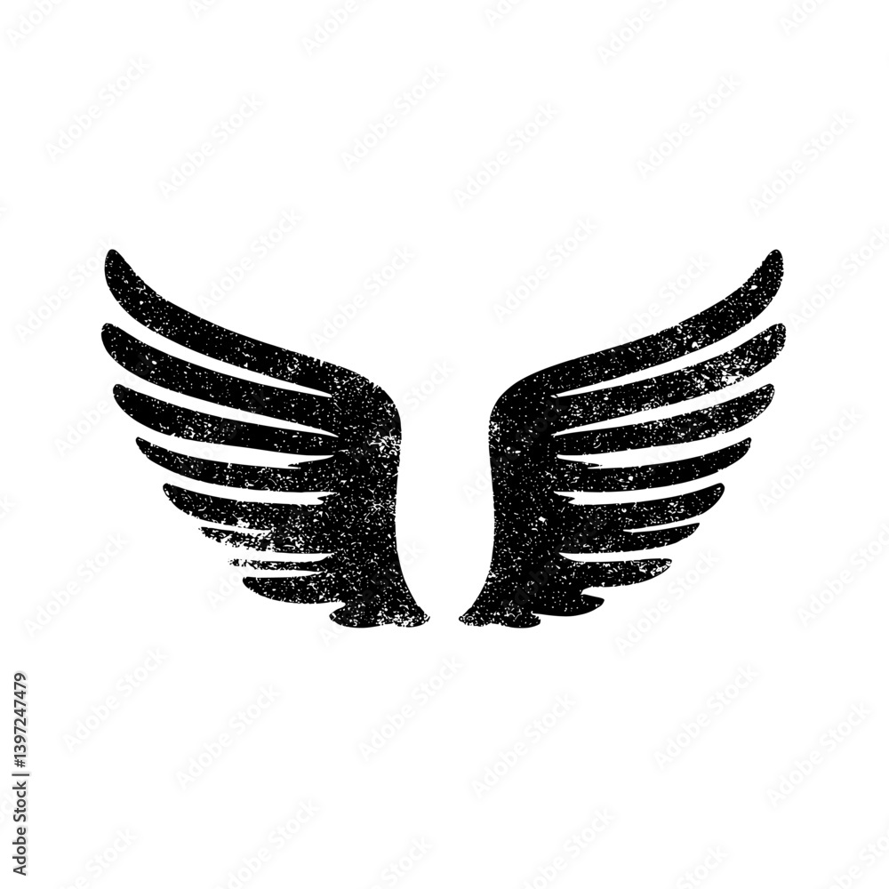 Poster silhouette of a basketball player in black grunge style with an ink splash effect isolated on a whit