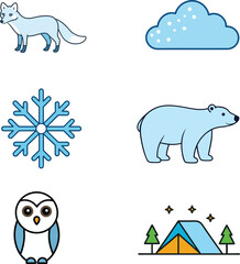 Christmas icons collection