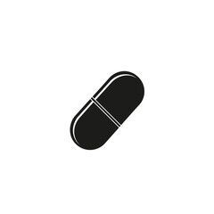 pill capsule isolated on white background
