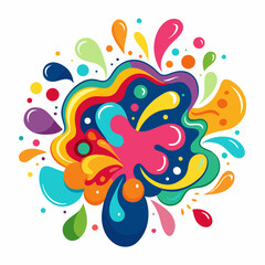 Playful texture and bold lines make this vector illustration perfect for modern design
