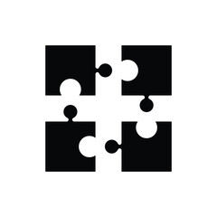  puzzle , icon, flat, design, vector, illustrations, education, style, trendy, collections