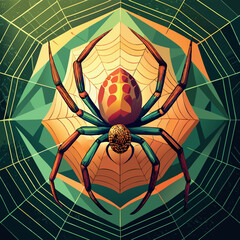 spider on web
