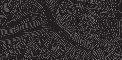 Abstract Topographic Map Design on a Black Background: Geometric Contours and Circular Patterns Illustrating Natural Elevation and Terrain with a Digital, Futuristic Touch"