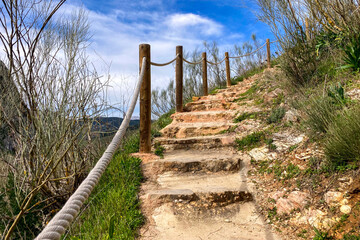 Hiking to Montejaque dam (Presa de Montejaque) and Hundidero cave (Cueva del Hundidero) in the...