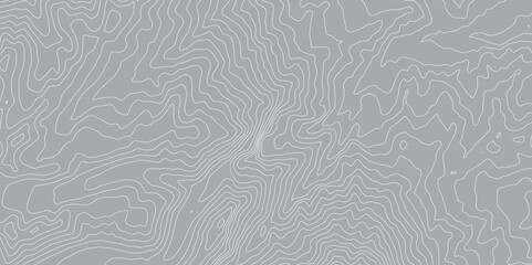 Abstract Topographic Contours Map Background Featuring Geometric Contour Lines and Circular Patterns: A Modern Representation of Terrain and Elevation with Intricate Detailing
