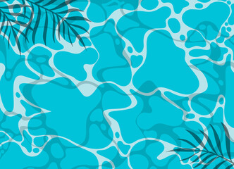 Blue water texture background illustration