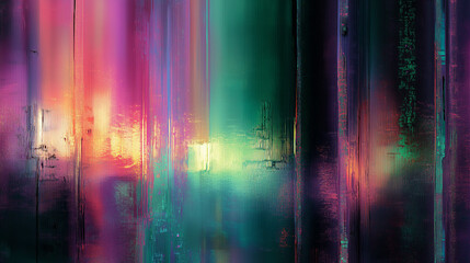 Holographic Oil Shimmer With Vibrant Abstract Texture Background Wallpaper