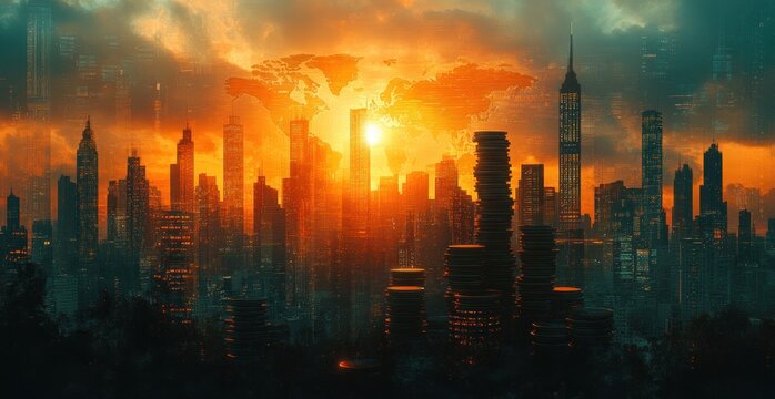 Global Finance Investment Growth Security Saving Market Exchange Pension Financial Planning